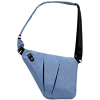 Bandolera Ovecat- cruzada al hombro- por el pecho o la espalda- mochila antirrobo- para hombre y mujer